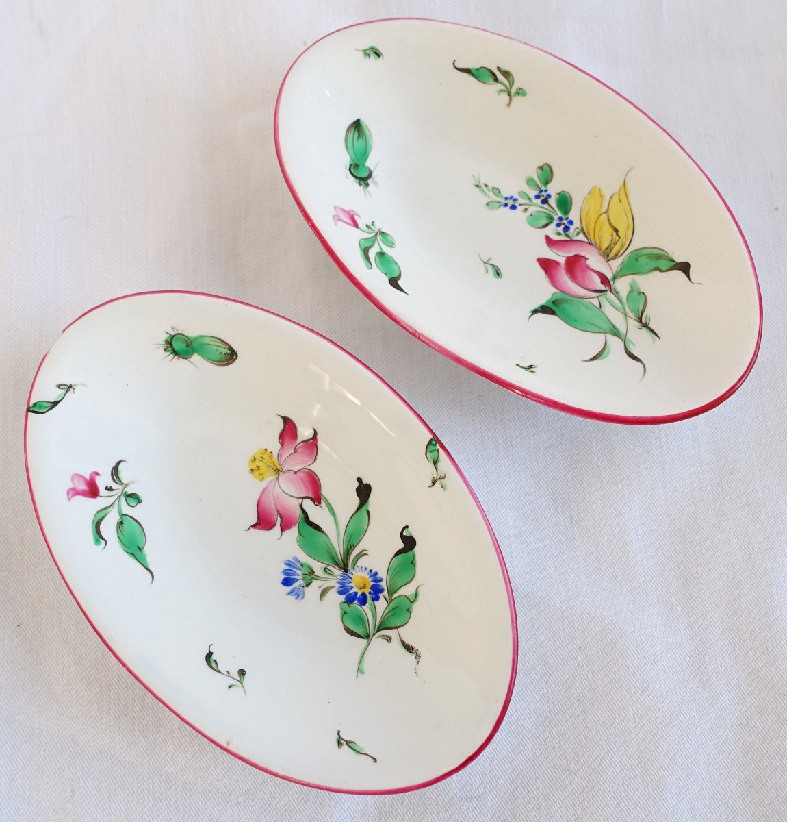 Lunéville - Earthenware Dinette Service Street Lamp Model - 9 Pieces Of Platter-photo-4