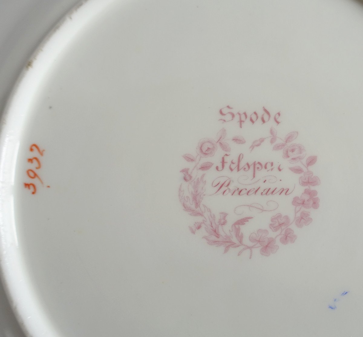 Manufacture Spode - Paire d'Assiettes à Gateaux En Porcelaine Mandarine Et Or - Circa 1820-photo-5