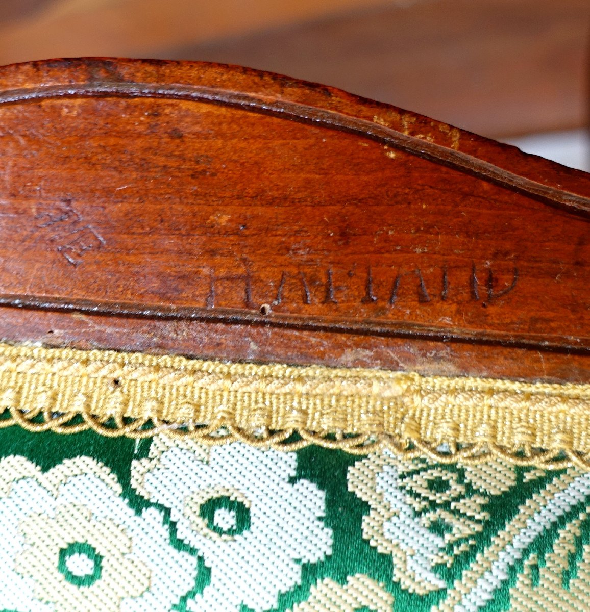 Henri Amand - Louis XV Period Queen's Armchair - Et Jme Stamp-photo-6