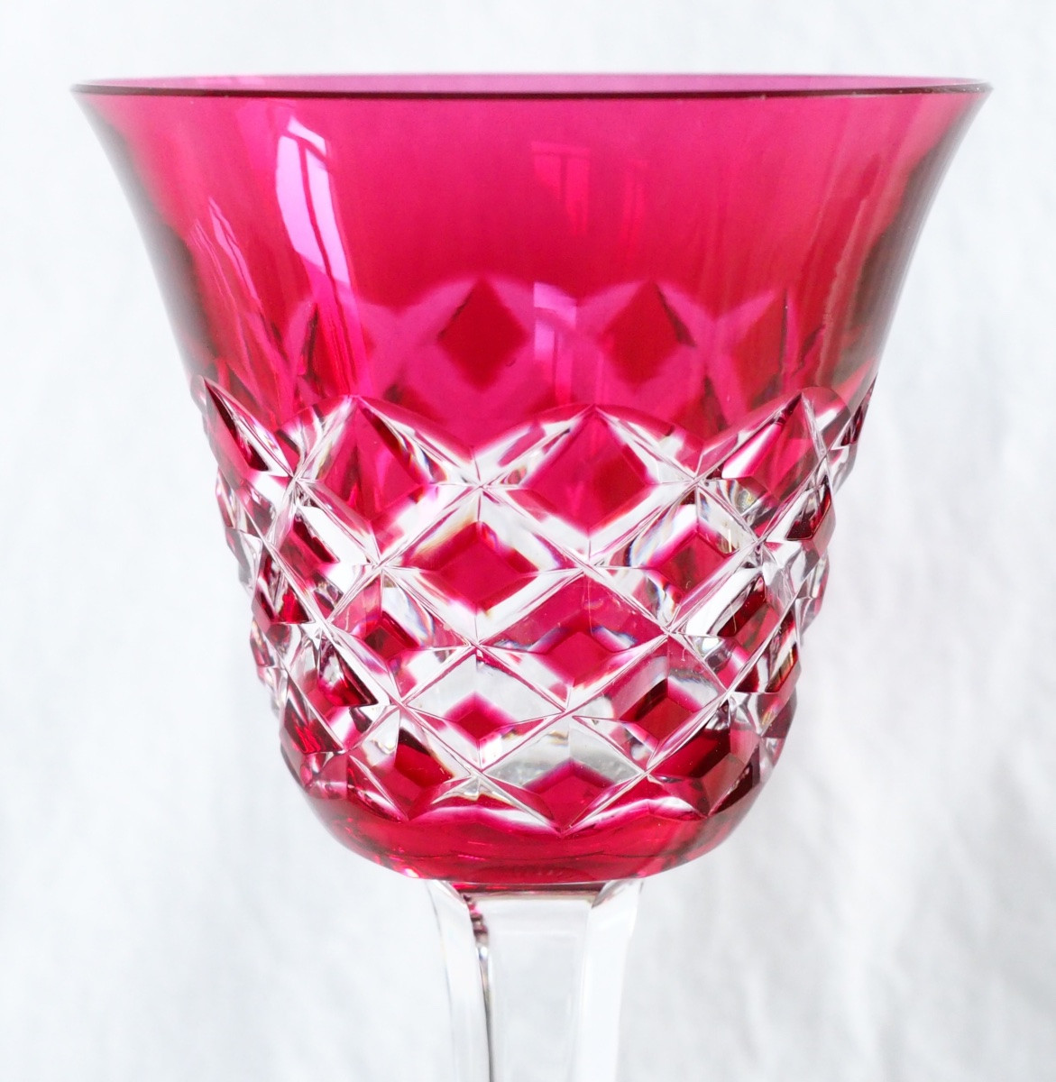 6 Verres à Vin Du Rhin En Cristal De Baccarat Modèle Burgos - 19,5cm-photo-3