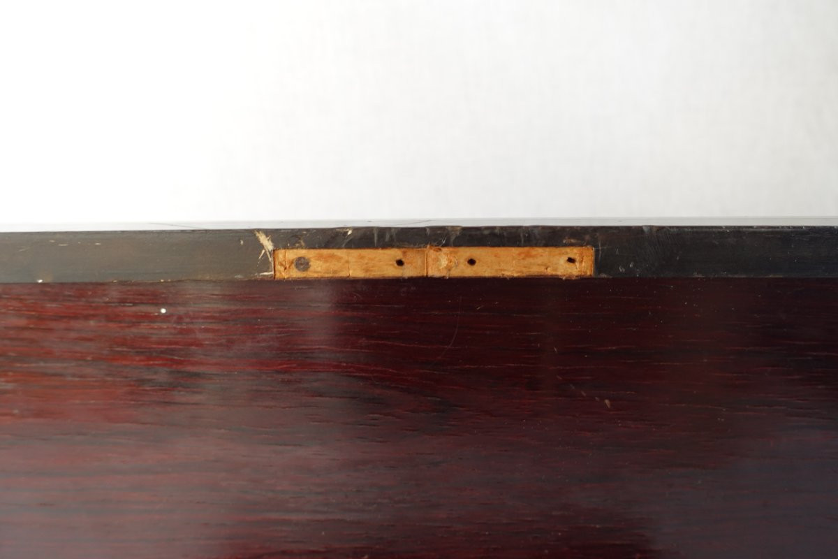 Ebony Wood And Boulle Marquetry Game Box / Box-photo-4