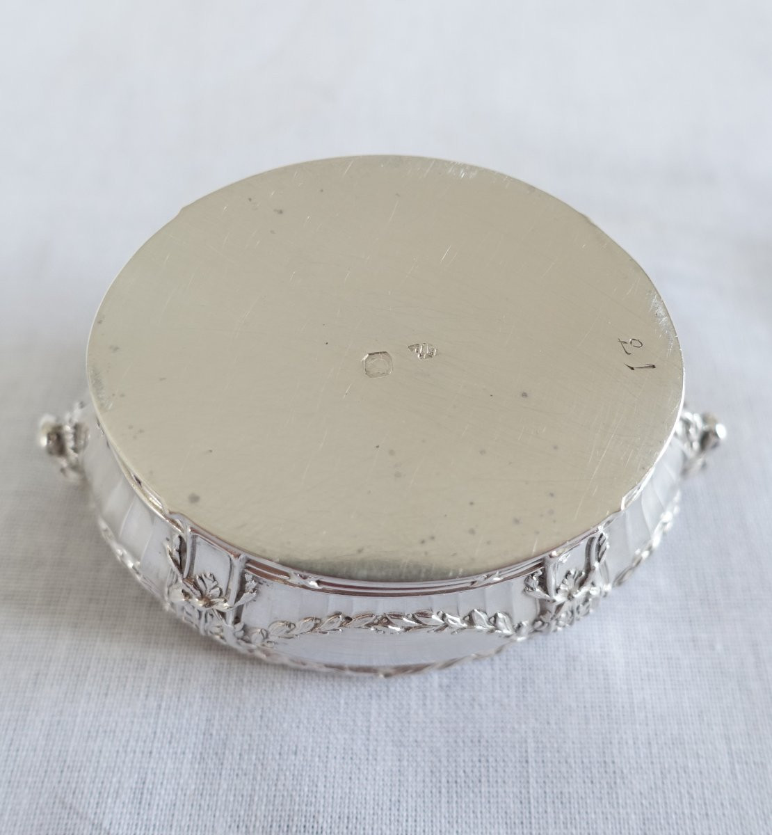 Puiforcat Set Of 4 Louis XVI Style Solid Silver Salt Cellars With Rams' Heads-photo-5