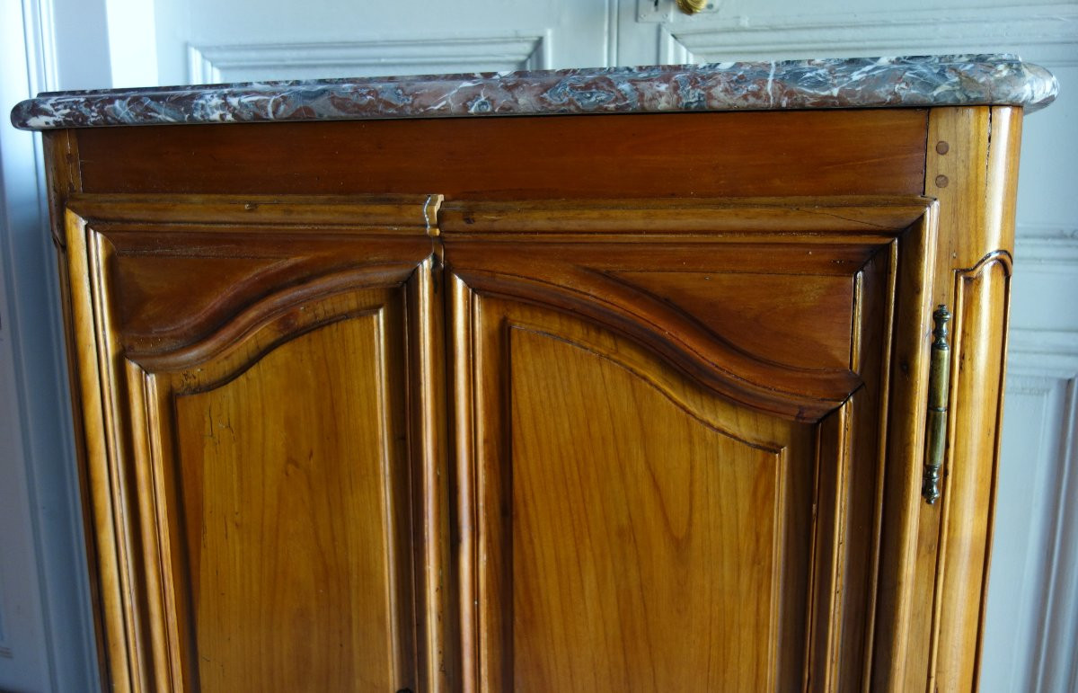 Small Louis XV Period Hunting Buffet In Walnut Woodwork-photo-4
