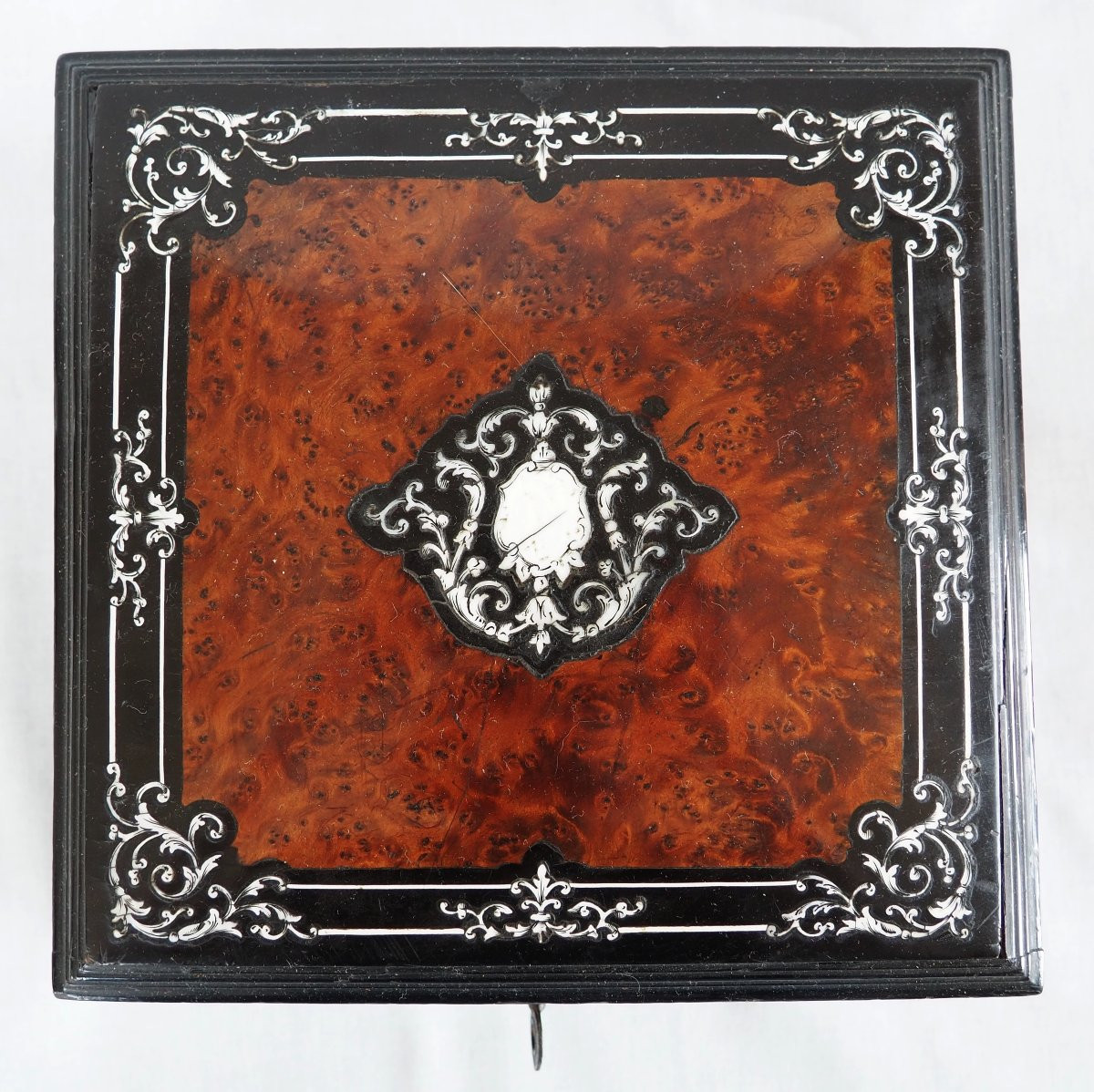 Napoleon III Marquetry Jewelry Box-photo-3