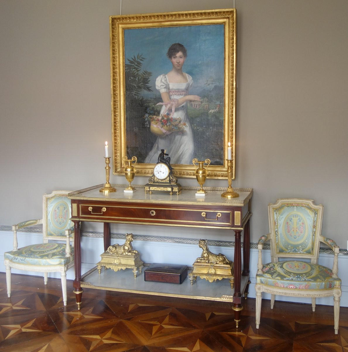Paul-François JEAN : paire de fauteuils cabriolets d'époque Louis XVI estampillés-photo-8