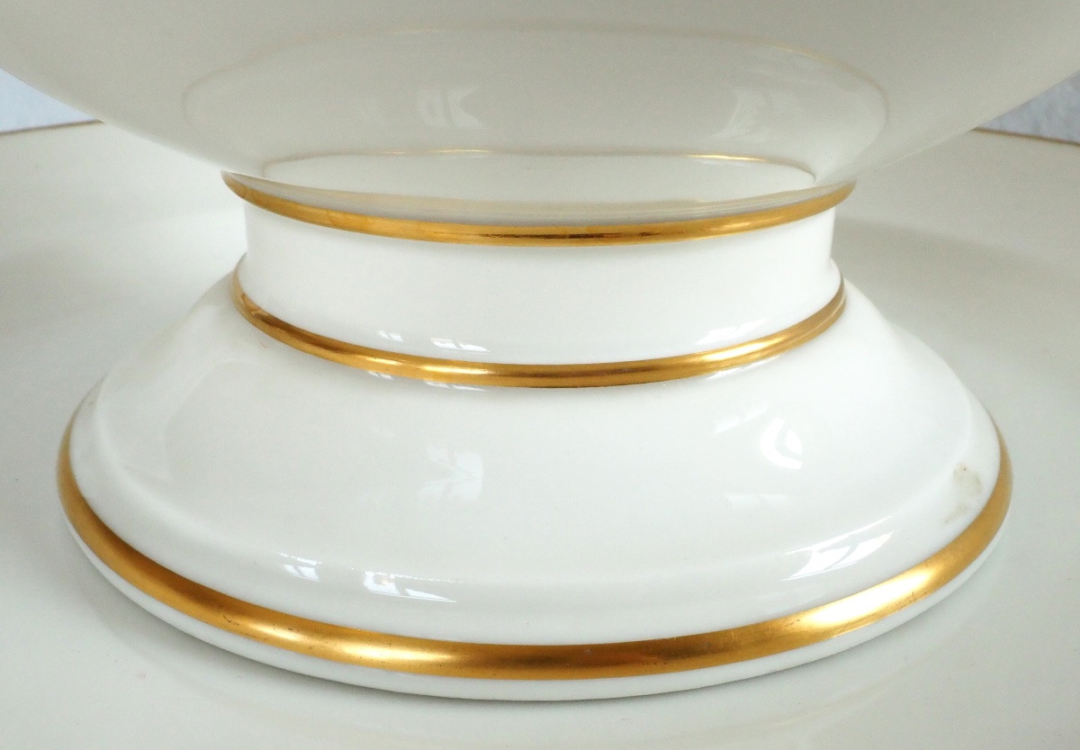 Nast : Empire Paris Porcelain Soup Tureen Enhanced With Fine Gold - Early 19th Century-photo-3