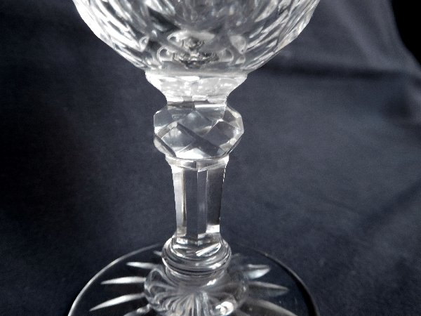 Baccarat: 6 Richly Cut Crystal Liqueur Glasses - Juvisy Model, Elysée Service-photo-2