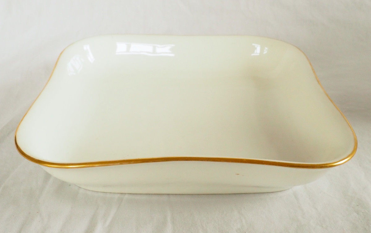 Nast : Empire Porcelain Creamware Set Enhanced With Fine Gold - Early 19th Century-photo-4