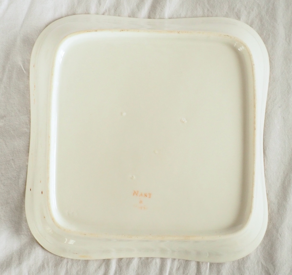 Nast : Empire Porcelain Creamware Set Enhanced With Fine Gold - Early 19th Century-photo-6