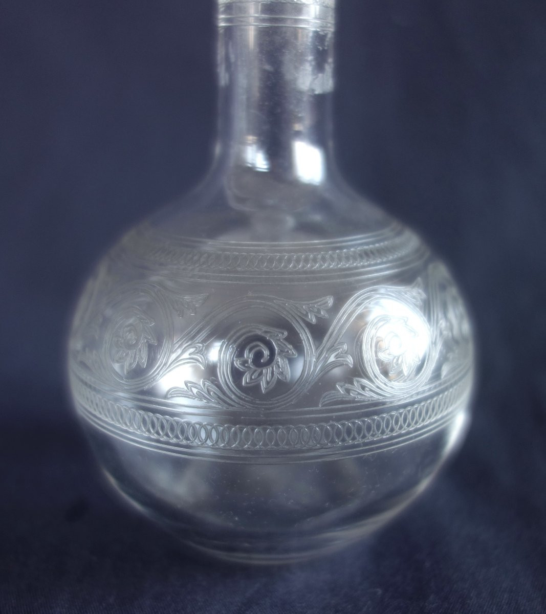 Baccarat - 5-piece Water Or Night Glass Service With Athenian Engraving Decoration -photo-5