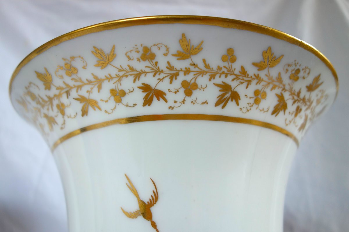 Paris Porcelain Planters Enhanced With Fine Gold, Empire Period (early 19th Century)-photo-1