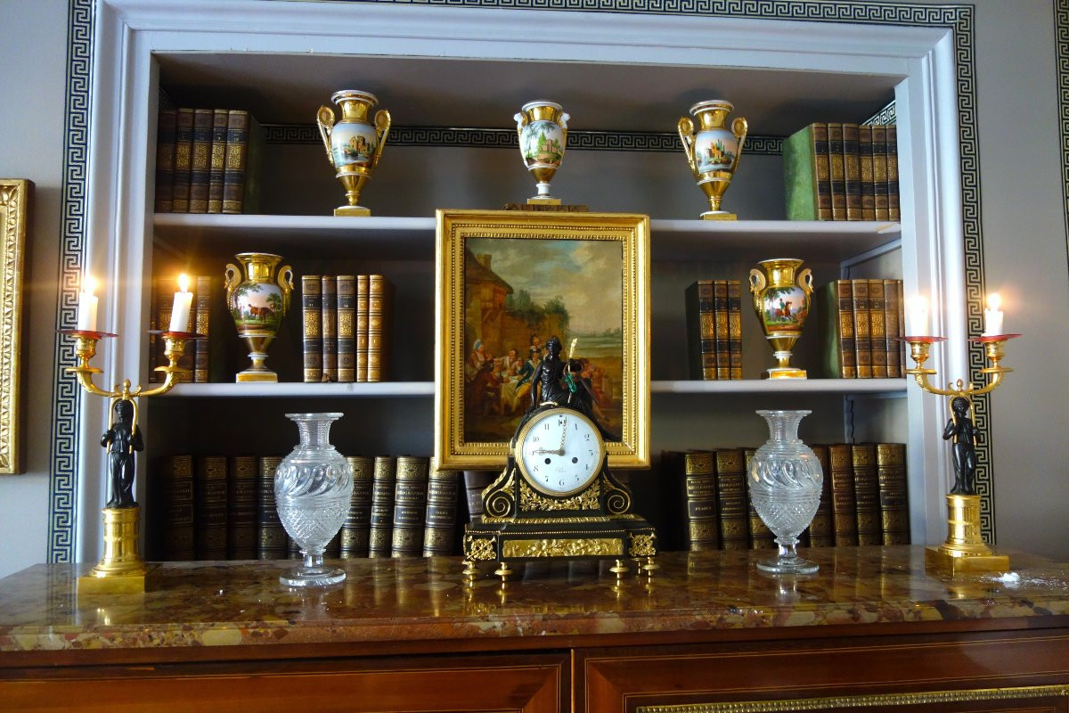 Le Creusot - Pair Of Cut Crystal Vases From The Charles X Period-photo-7