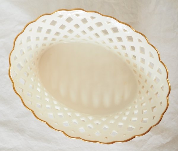 Nast: Openwork Basket Cup And Its Stand From The Empire Period - Signed-photo-2