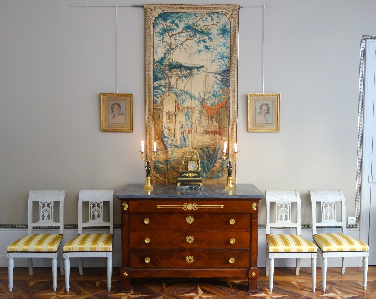 Demarteau d'après Boucher, paire de gravures à la manière du crayon - portraits de femmes 18e-photo-7