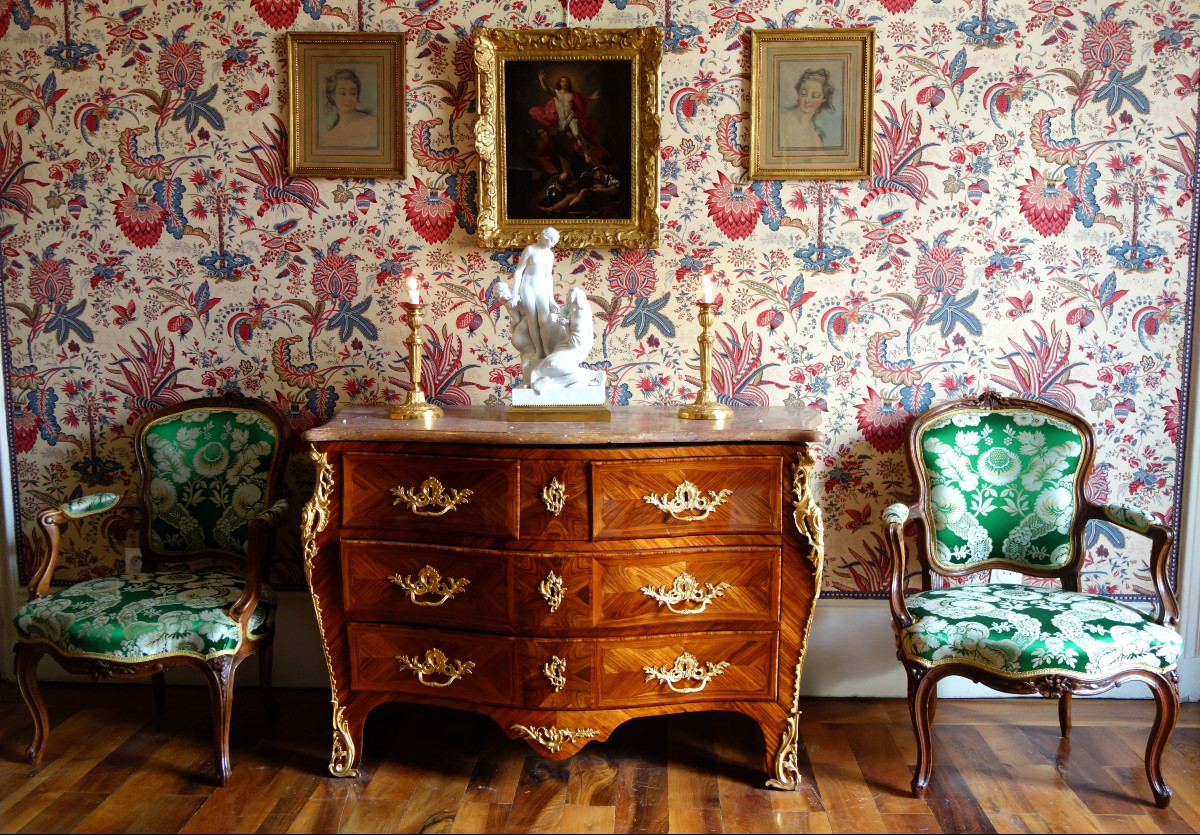 La Résurrection du Christ d'après van Loo, HST cadre en bois doré d'époque Louis XIV-photo-8