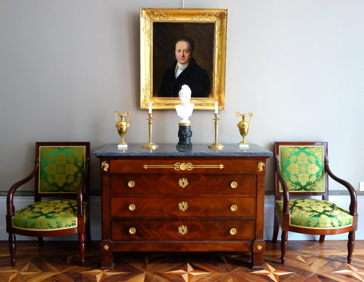 Sèvres - buste de Pâris d'après Canova en biscuit de Porcelaine et marbre - circa 1830-photo-8