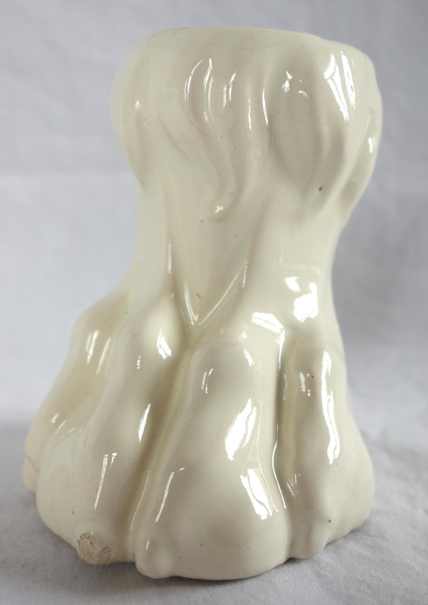 Set Of 4 Claw Feet For A 19th-century Earthenware Stove-photo-4