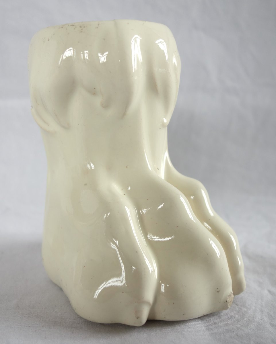 Set Of 4 Claw Feet For A 19th-century Earthenware Stove-photo-5