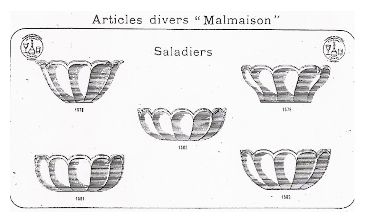Baccarat - saladier en cristal taillé - modèle Harcourt Malmaison-photo-2