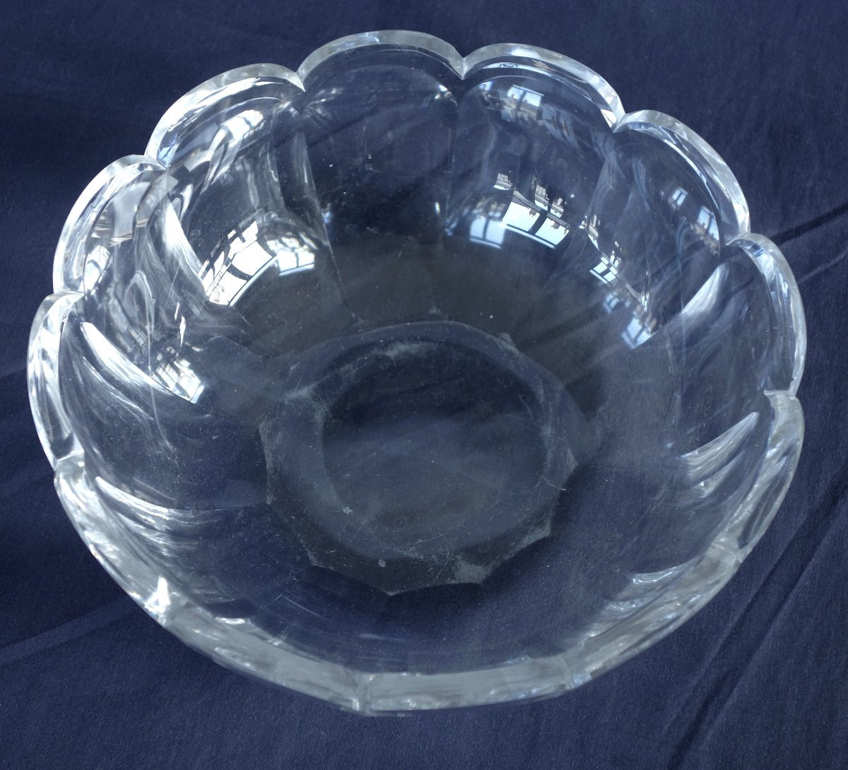 Baccarat - saladier en cristal taillé - modèle Harcourt Malmaison-photo-2