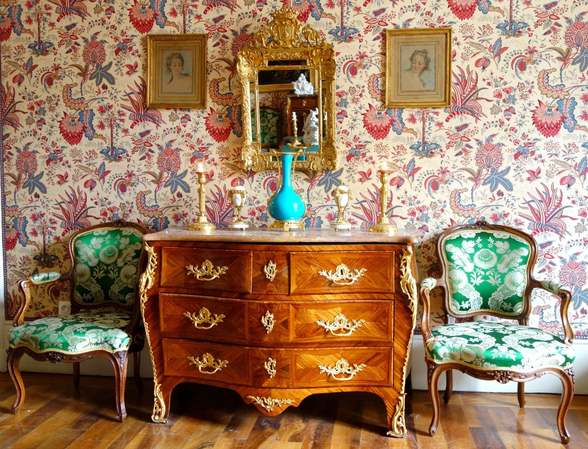 Grand vase d'ornement Louis XVI en porcelaine turquoise et bronze doré-photo-6