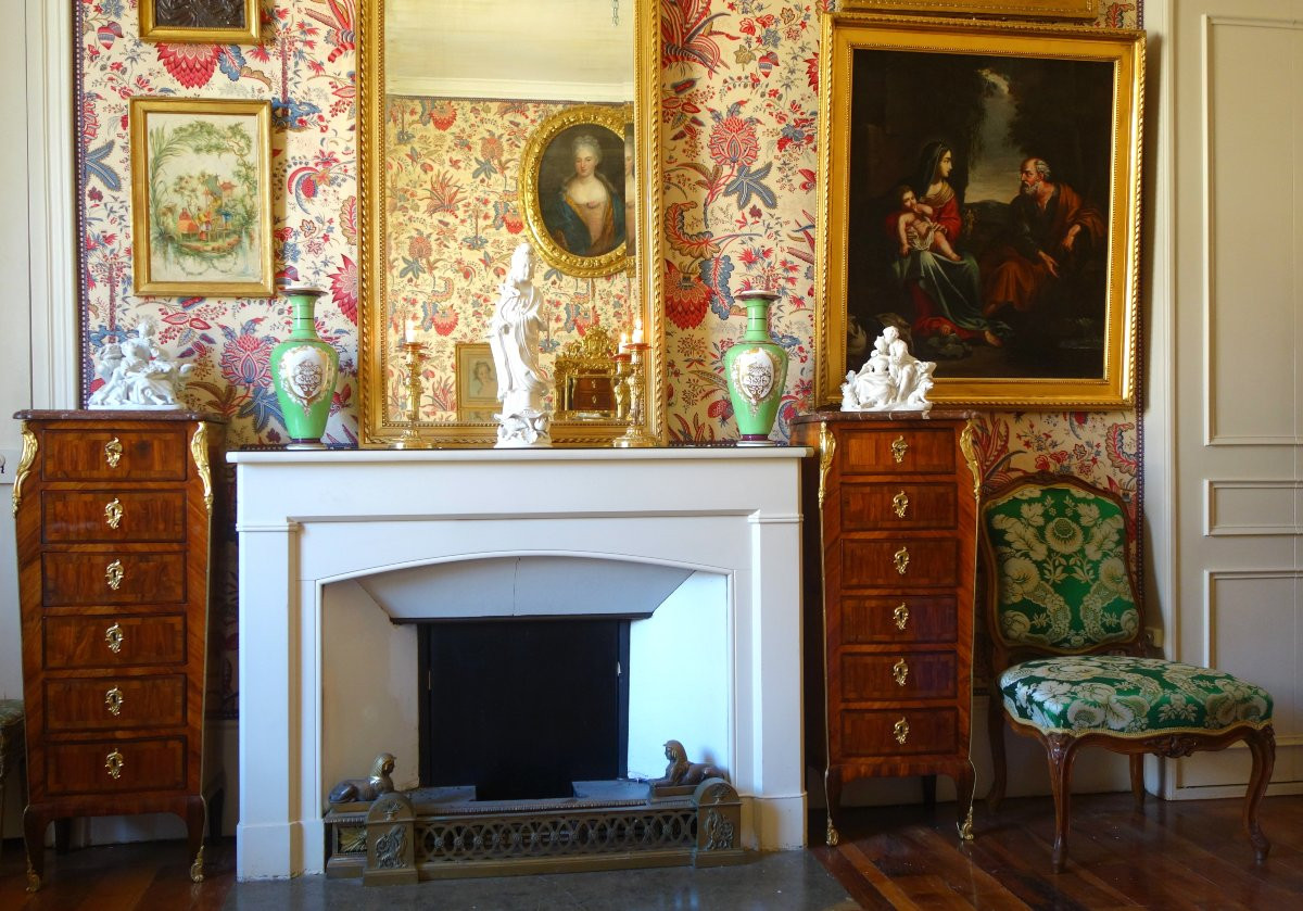 Pair Of Tall Ornamental Paris Porcelain Vases, Napoleon III Period-photo-7