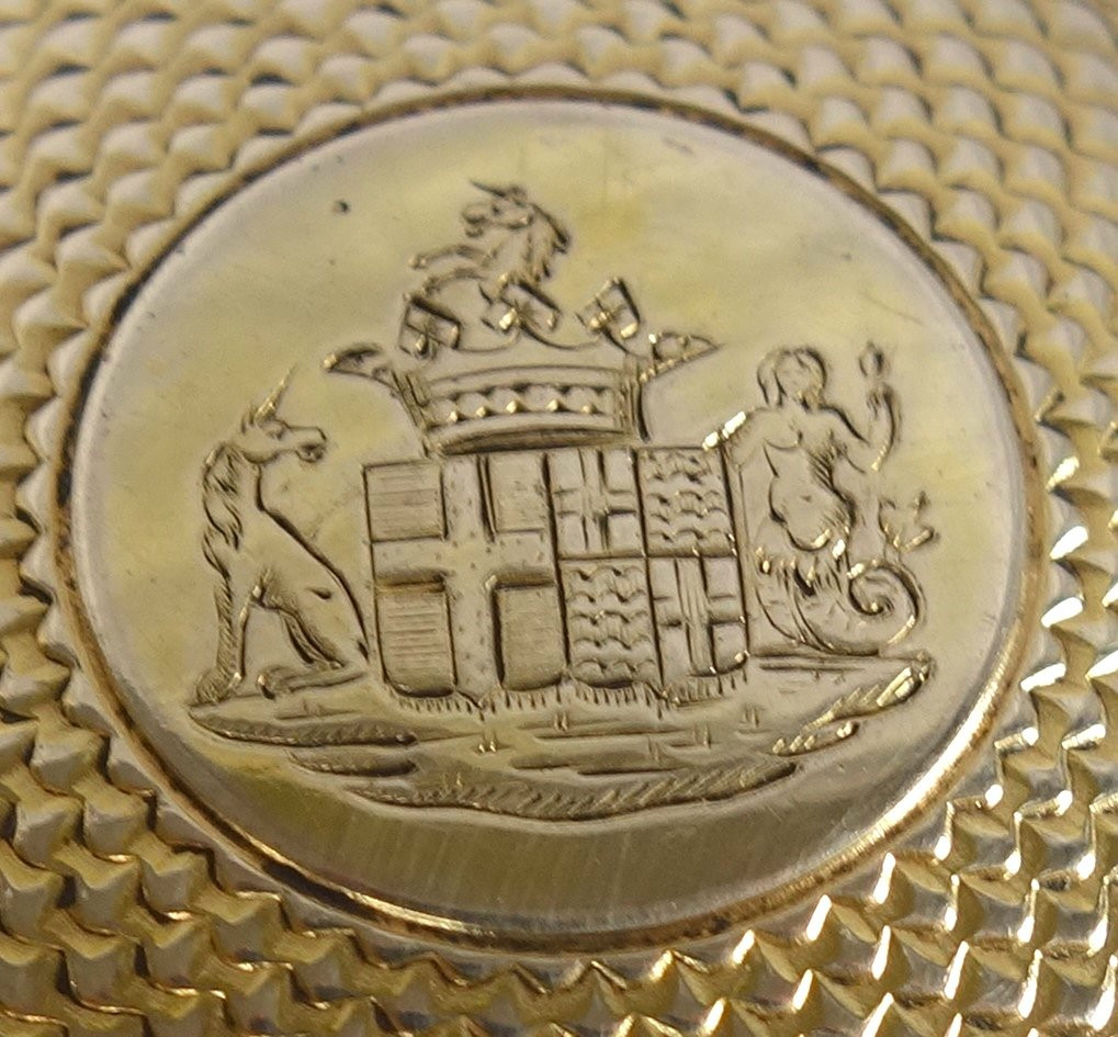 Coat Of Arms Beneath A Ducal Crown: Baccarat Crystal And Silver-gilt Minerva Bottle-photo-4