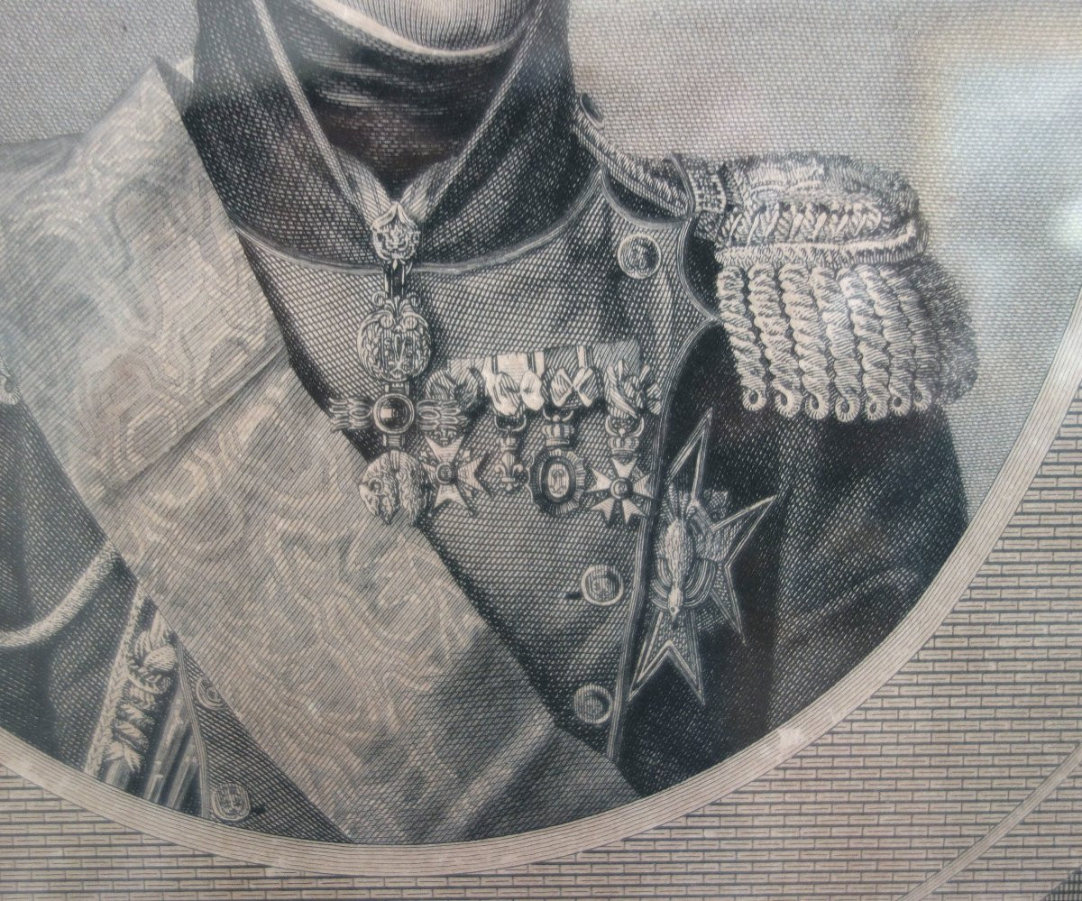 Royalist Engraving, Portrait Of Louis XIX, Dauphin Of France And Duke Of Angoulême -photo-3