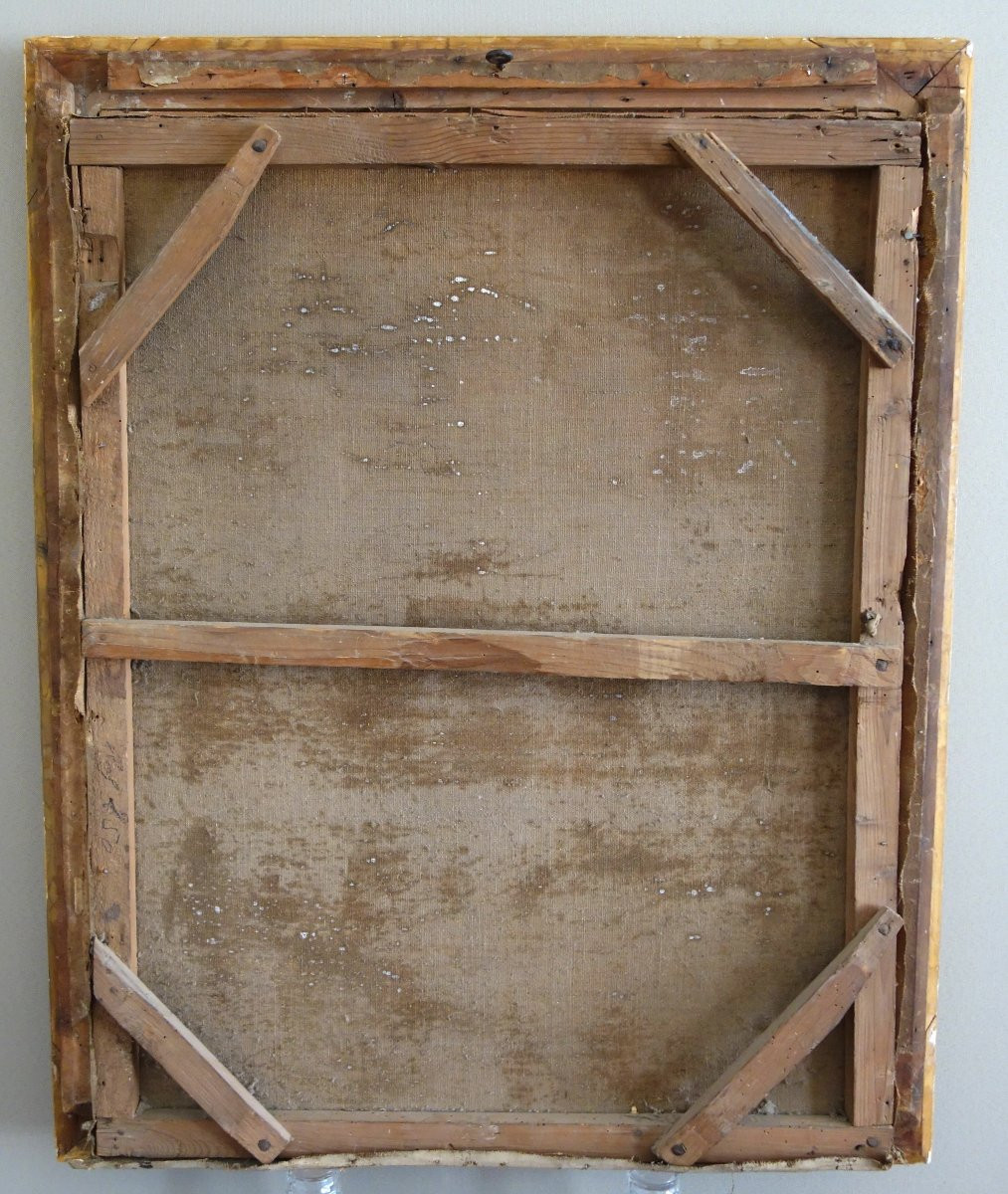 French School, Early 19th Century, The Sacred Heart Of Jesus, Oil On Canvas, Traditionalist-photo-5