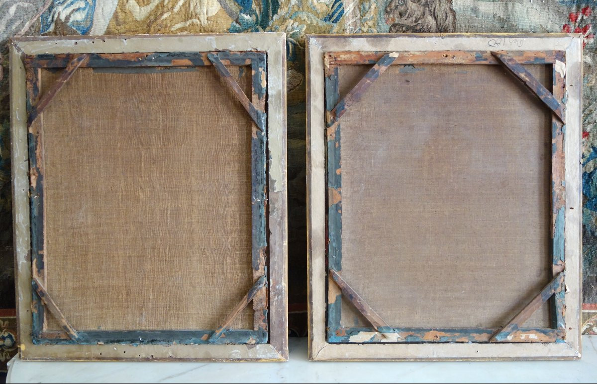 French School, 18th Century, Pair Of Louis XVI Period Pastel Portraits-photo-6