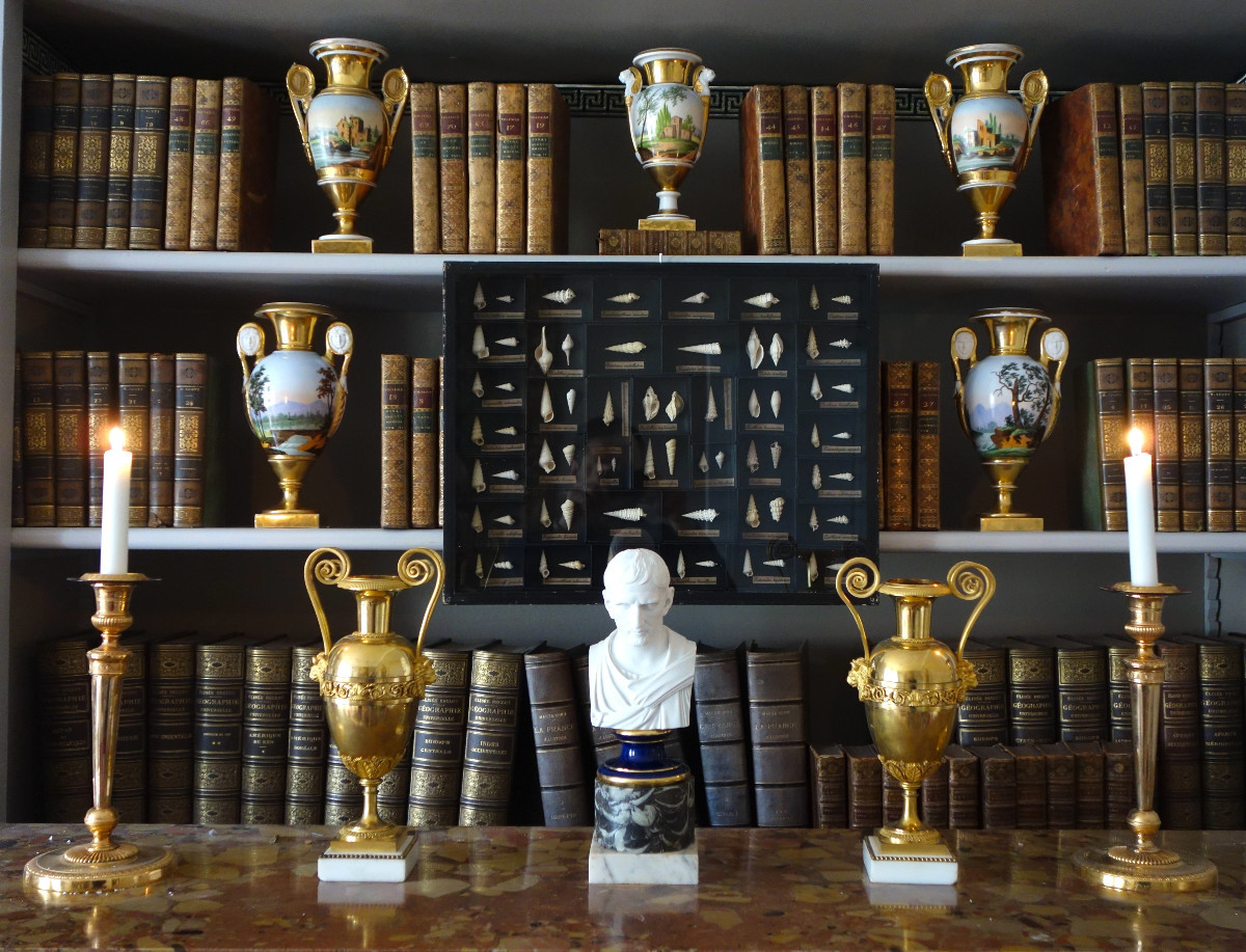 Manufacture Impériale de Sèvres - buste de Brutus en biscuit de Porcelaine - signé et daté 1867-photo-8