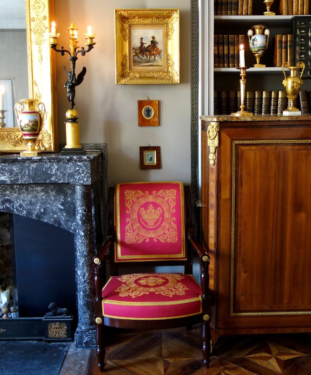 Miniature Painting - Italian Landscape In Grisaille - Gouache, Early 19th Century-photo-2