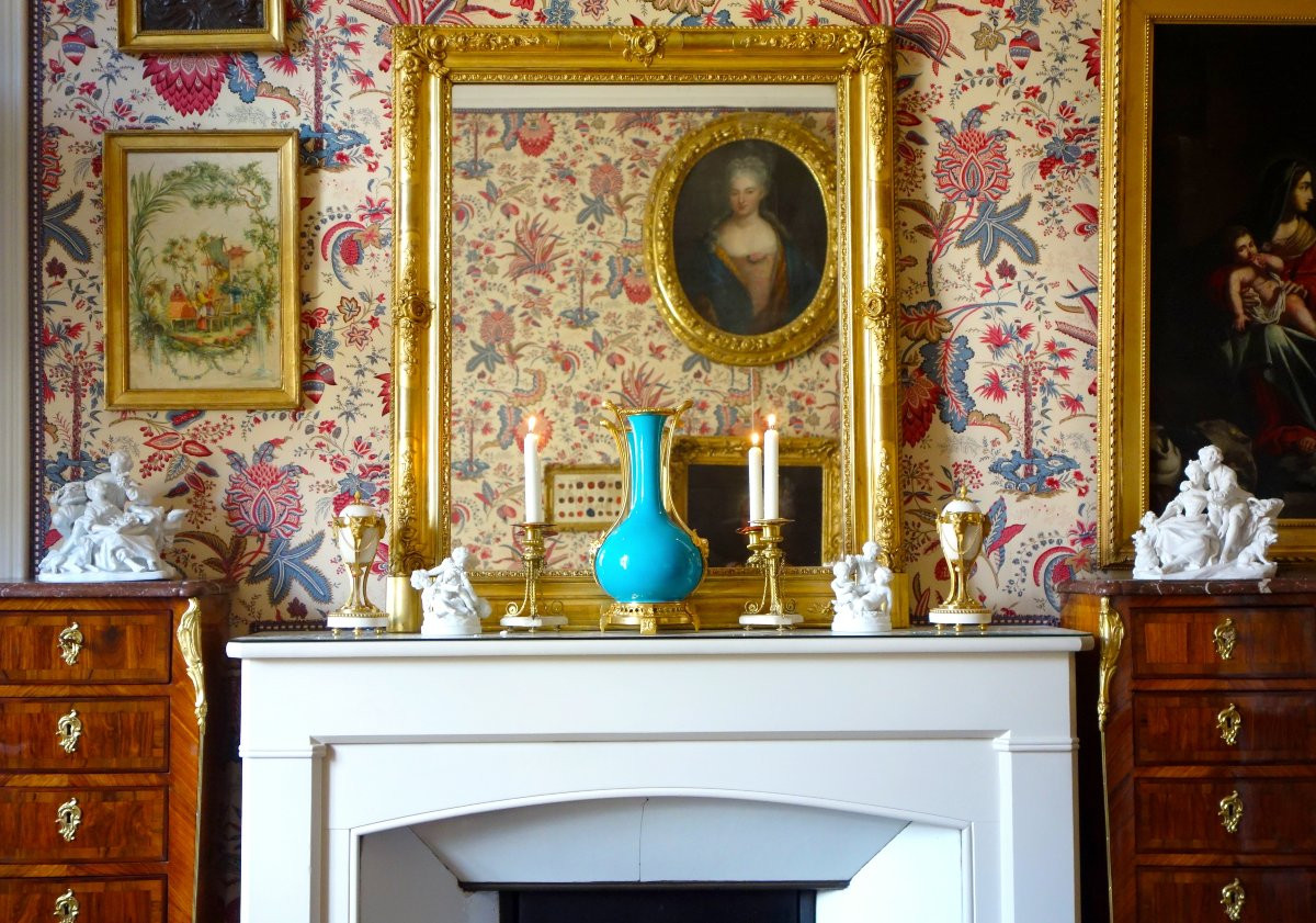 Pair Of Tripod Candlesticks In Gilt Bronze And Marble, Louis XVI Style-photo-4