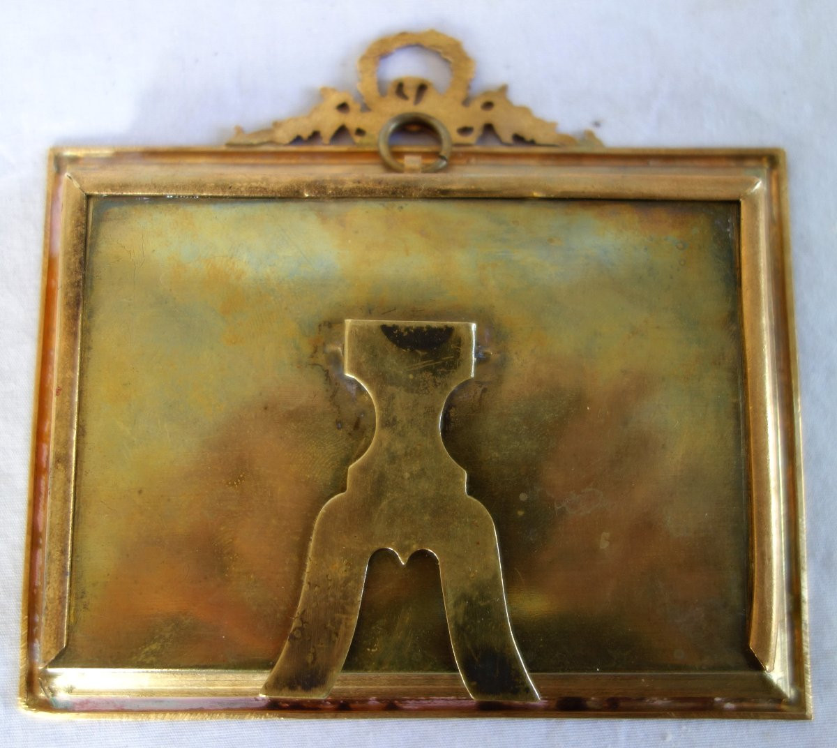 Chinese Miniature To Hang Or Stand - Bronze And Lacquer In The Chinese Style - Ca 1900-photo-8