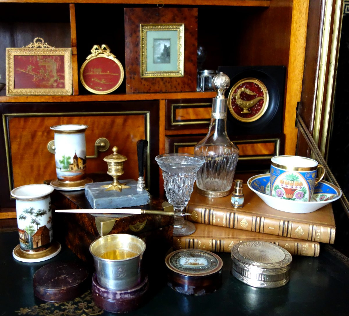 Bonbonnière In Vermeil - Solid Silver Chased And Gilded In Fine Gold-photo-5