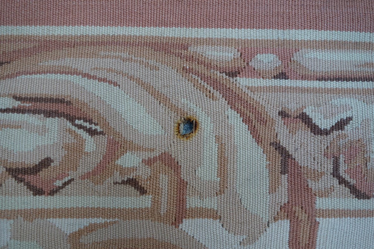 Grand tapis d'Aubusson de style Neoclassique - 371cm x 264cm-photo-4