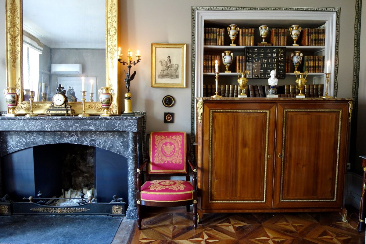 Grande miniature portrait en buste Napoléon Empereur & Roi - souvenir historique de l'Empire-photo-6