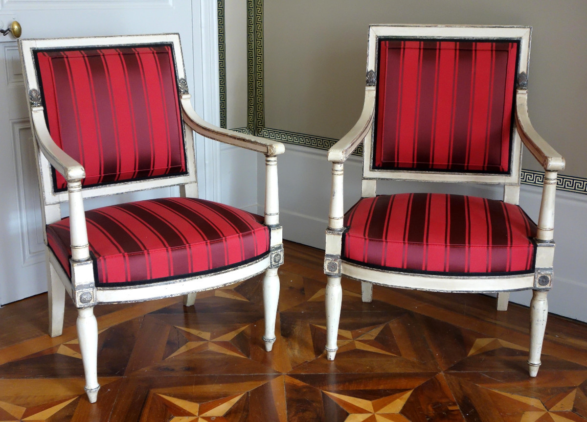 fauteuil Empire impérial pour les Tuileries (marque fer & inventaire), attribué Jacob Desmalter-photo-6