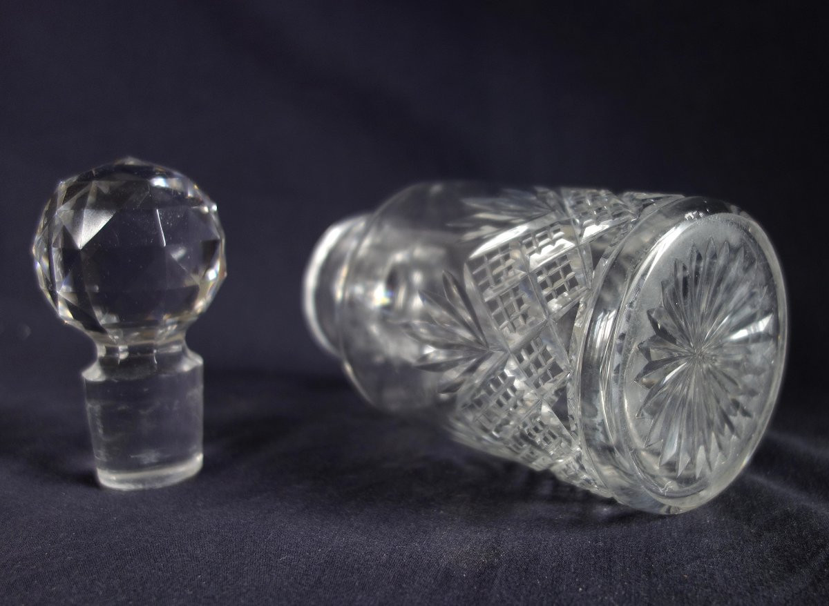 Baccarat - Carafe Bottle In Cut Crystal Douai Model-photo-4
