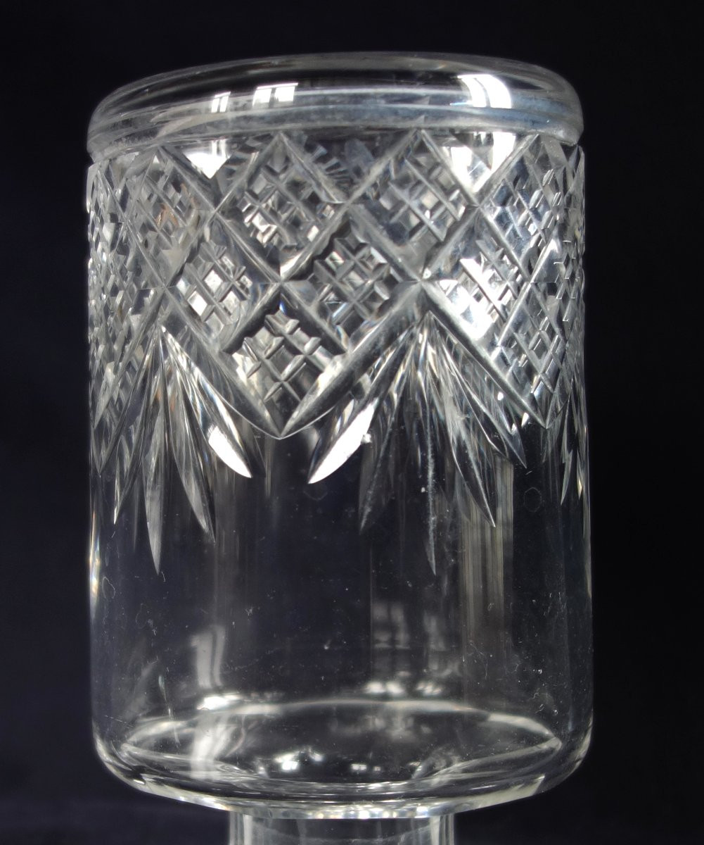 Baccarat - Carafe Bottle In Cut Crystal Douai Model-photo-6