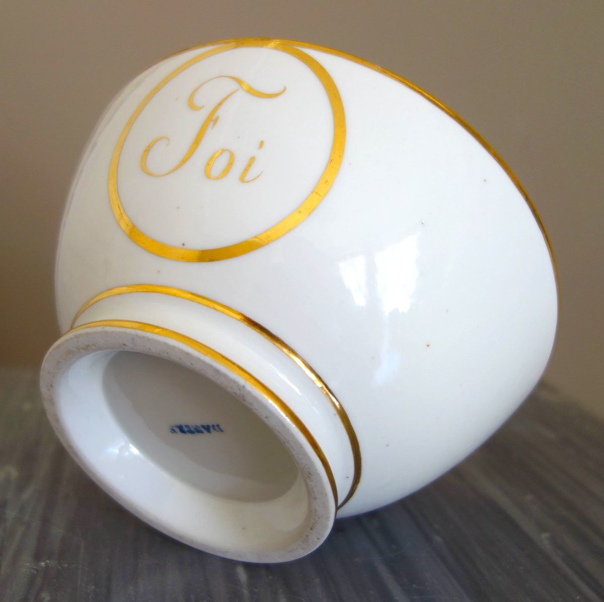 Darte - Empire Period Porcelain Cookie Bowl - Signed-photo-3