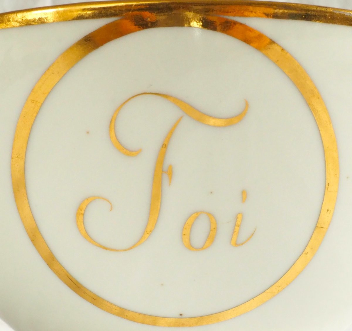 Darte - Empire Period Porcelain Cookie Bowl - Signed-photo-1