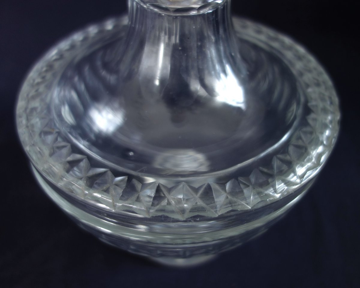 Le Creusot Baccarat Saint Louis - Cut Crystal Drageur From The 1830-40 Period-photo-4