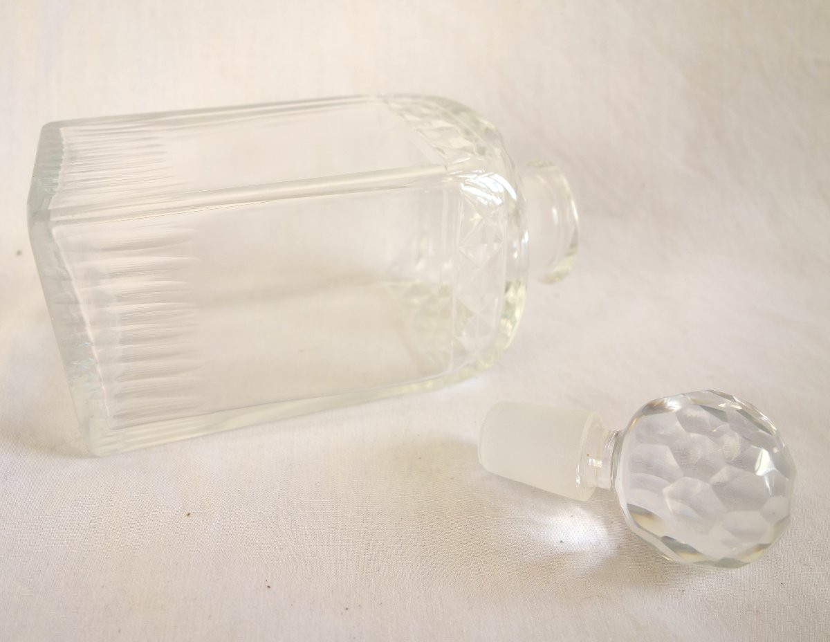 Empire Period Liqueur Cellar In Creusot Crystal And Burl Walnut-photo-8