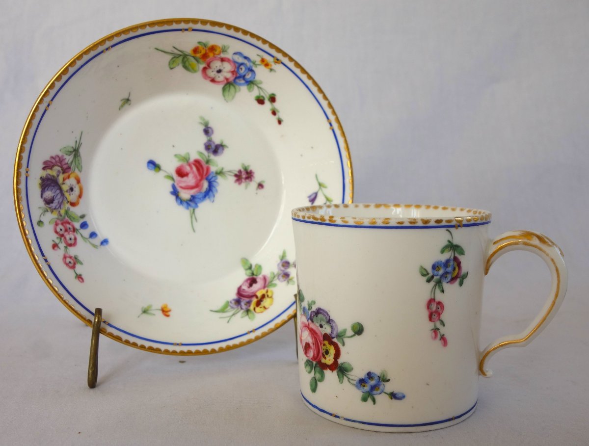 Manufacture De Sèvres, Louis XVI Period Large Litron Cup - Signed And Dated 1781-1783-photo-2