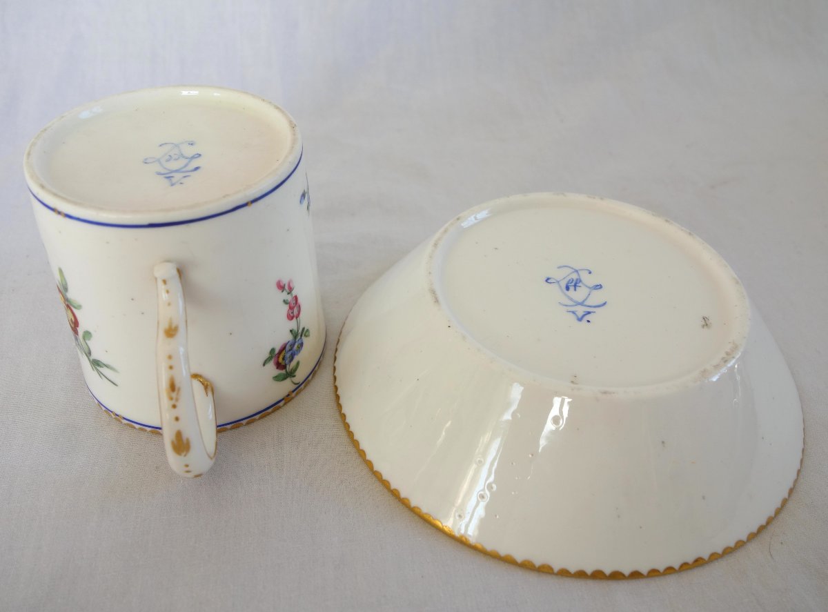 Manufacture De Sèvres, Louis XVI Period Large Litron Cup - Signed And Dated 1781-1783-photo-8