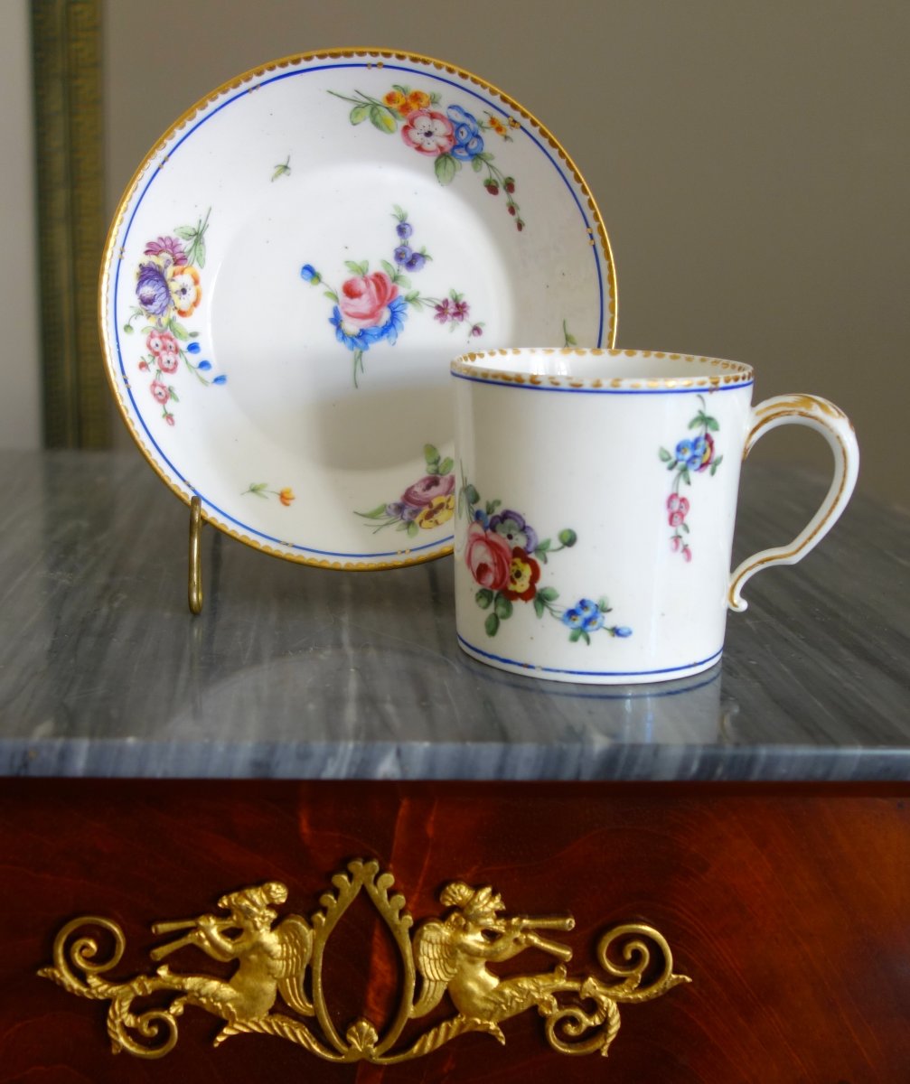 Manufacture De Sèvres, Louis XVI Period Large Litron Cup - Signed And Dated 1781-1783