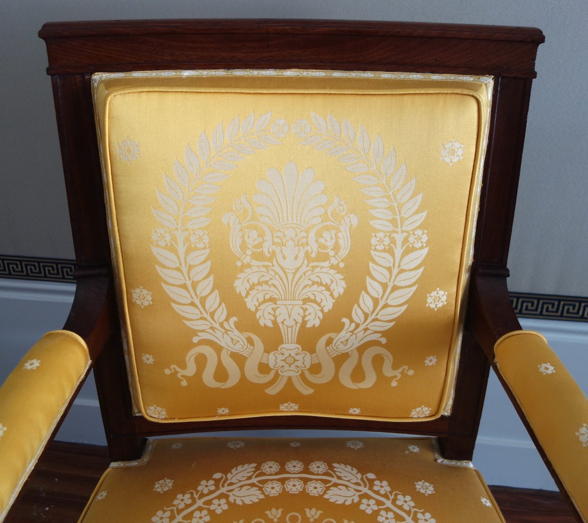 Jacob Desmalter - Empire Period Mahogany Armchair - Stamped-photo-3