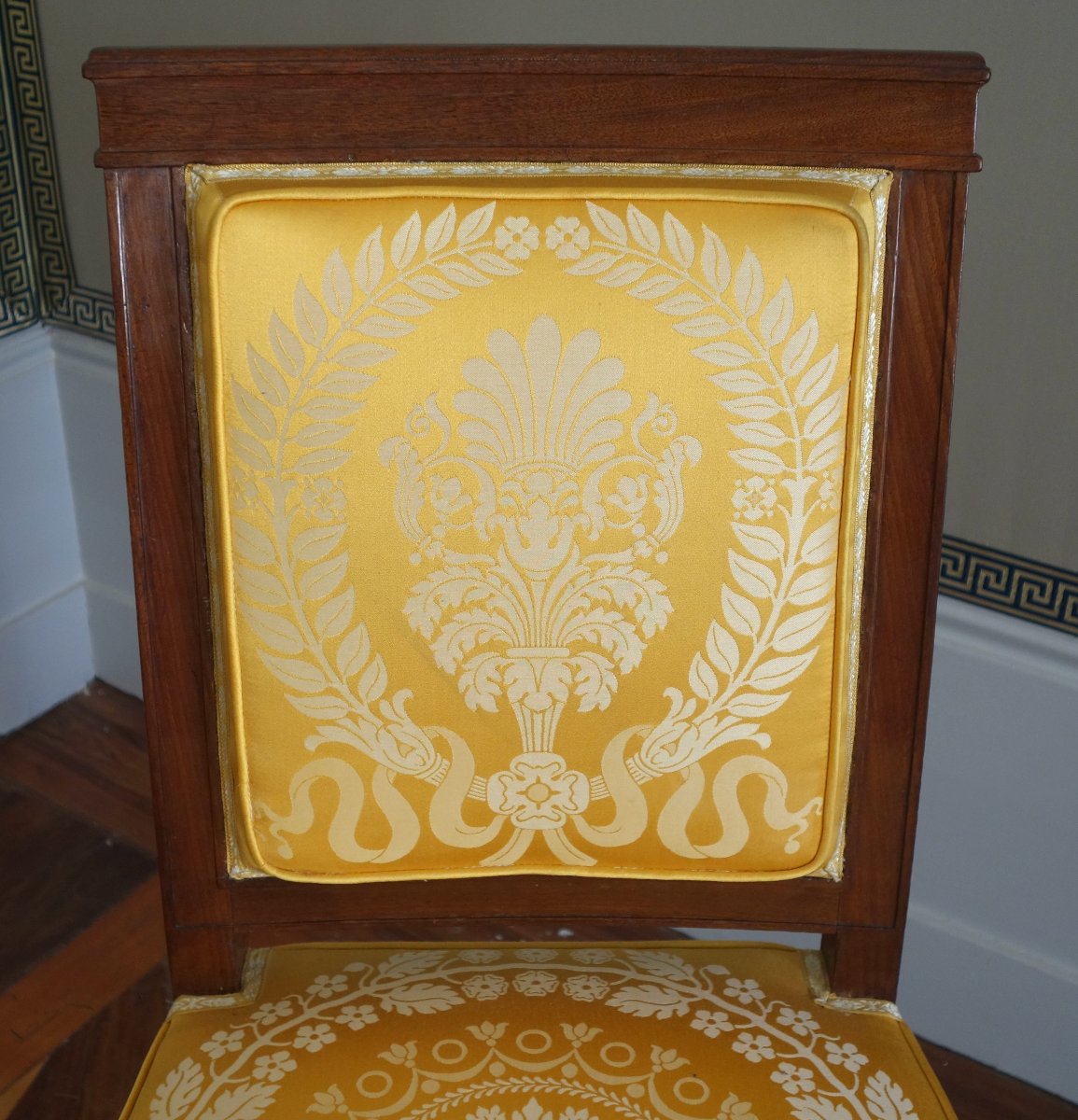 Jacob Desmalter- Empire Period Mahogany Chair - Stamped-photo-2