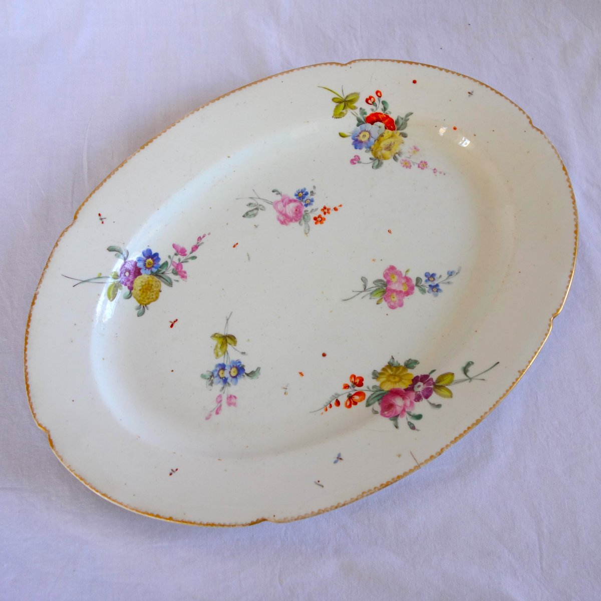 An 18th-century Paris Porcelain Serving Dish, Attributed To The Locré Manufactory-photo-2